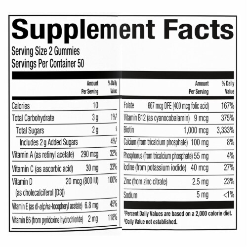 Simple Truth® Women's Multivitamin Gummies Mixed Berry Cherry & Orange Perspective: left