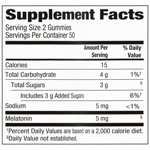 Simple Truth® Melatonin Gummies Strawberry 5mg Perspective: left