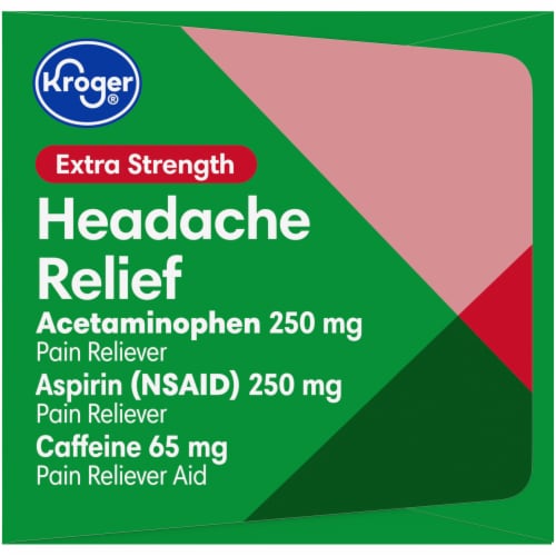 Kroger® Extra Strength Headache Relief Caplets Perspective: left