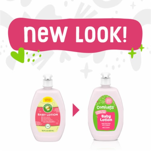 Comforts™ Baby Lotion Perspective: left