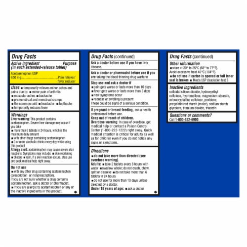 Kroger Arthritis Pain Relief Extended-Release Caplets Perspective: left