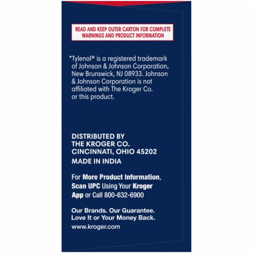 Kroger® Extra Strength Acetaminophen PM Caplets Twin Pack Perspective: left
