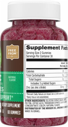 Simple Truth® Zinc 30 mg Gummies Perspective: left