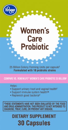 Kroger® Women's Care Probiotic Capsules Perspective: left