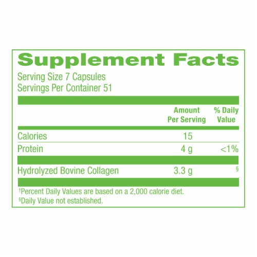 Simple Truth™ Collagen Peptides Capsules Perspective: left