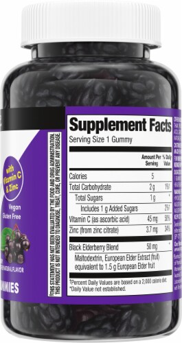 Kroger® Black Elderberry Gummies Perspective: left