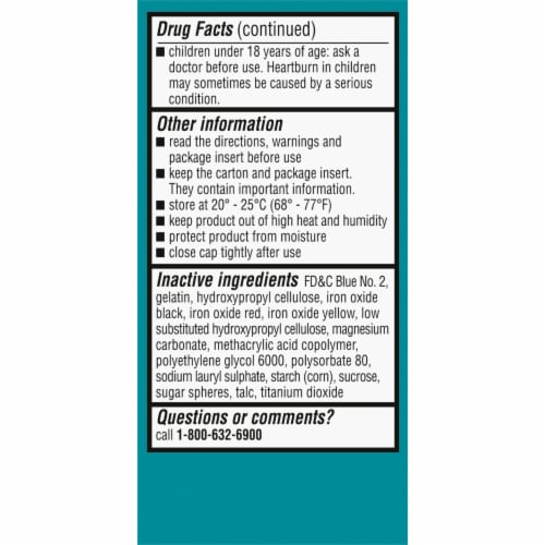 Kroger® 24 Hour Lansoprazole Capsules Perspective: left