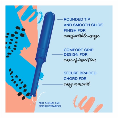 Kroger® Super Plus Unscented Tampons Perspective: left