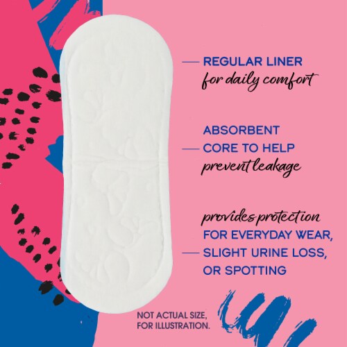Kroger® Unscented Regular Liners Perspective: left