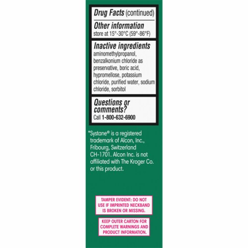Kroger® High Performance Lubricant Eye Drops Perspective: left