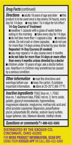 Kroger® Esomeprazole Magnesium Mini Capsules Perspective: left