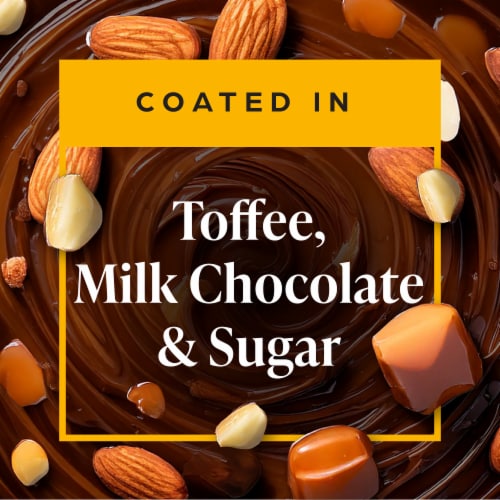 Private Selection® Toffee Milk Chocolate Covered Almonds Bag Perspective: left