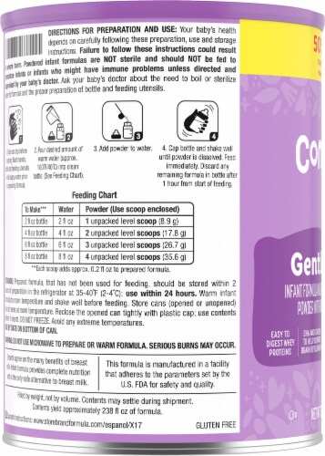 Comforts™ Gentle Milk Based Infant Formula Powder Value Size Perspective: left