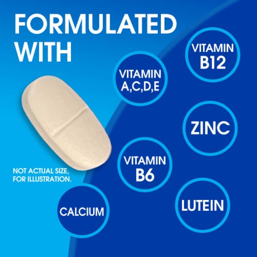 Kroger® Adults 50+ Complete Multivitamin Tablets Perspective: left