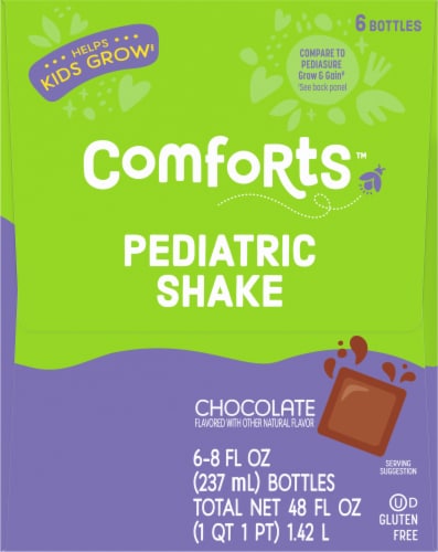Comforts™ Chocolate Pediatric Shake Multipack Perspective: left