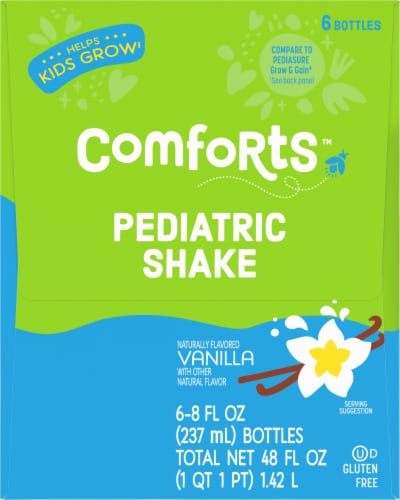 Comforts™ Vanilla Pediatric Shake Multipack Perspective: left