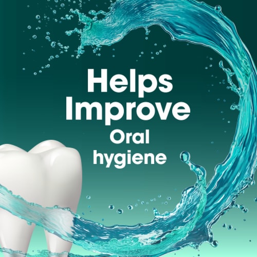 Kroger® Gum Defense Mouthwash Smooth Mint Alcohol Free Perspective: left