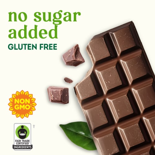 Simple Truth® 70% Cacao No Sugar Added Fair Trade Dark Chocolate Bar Perspective: left