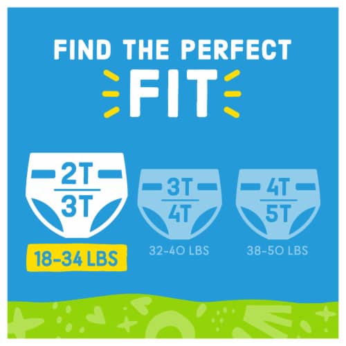 Comforts™ Day or Night Training Pants Boys 2T-3T (18-34 lbs) Perspective: left