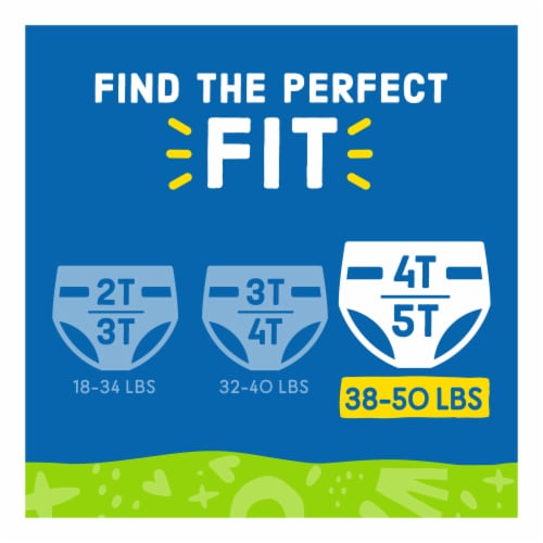 Comforts™ Day or Night Training Pants Boys 4T-5T (37+ lbs) Perspective: left