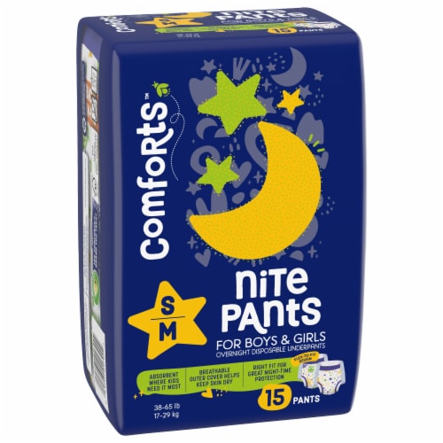 Comforts™ Night Pants Boys & Girls S/M (38-65 lbs) Perspective: left
