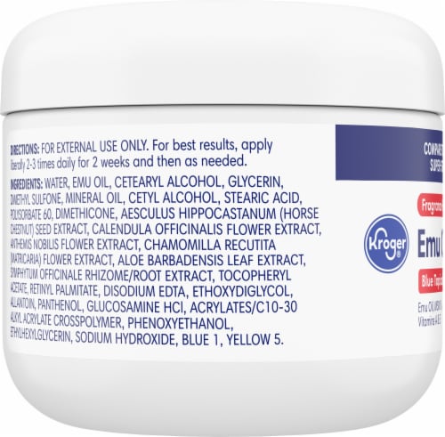 Kroger® Fragrance Free Emu Oil Cream Perspective: left