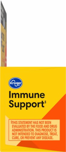 Kroger® Immune Support Orange Flavored Dietary Supplement Effervescent Tablets Perspective: left