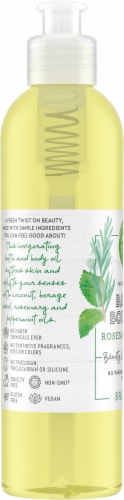 Simple Truth Rosemary Mint Body Oil Perspective: left