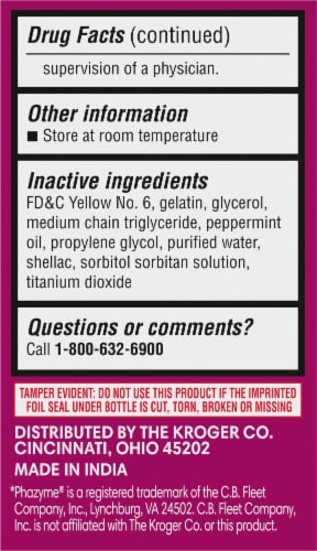 Kroger® Ultra Strength Gas Relief Softgels Perspective: left