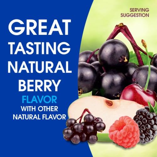 Kroger® Men's Multivitamin Gummies Green Apple Mixed Berry & Cherry Perspective: left