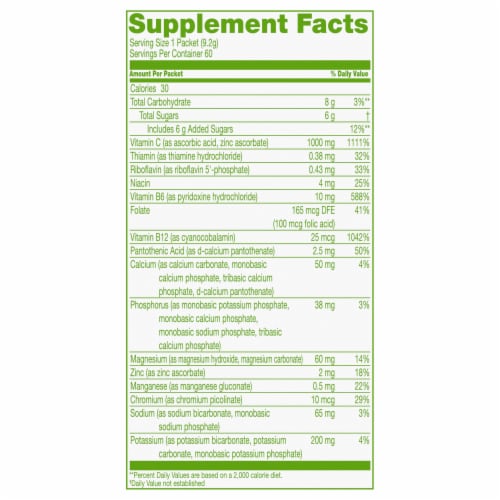Simple Truth® Effervescent Vitamin C Powder Packets Orange 1000mg Twin Pack Perspective: left