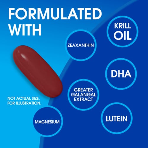 Kroger® 5-Function Brain Health Softgels Perspective: left