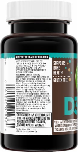 Simple Truth® Vitamin D3 Softgels 125mcg Perspective: left