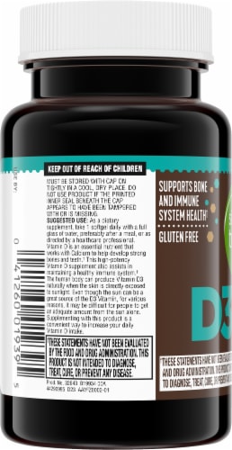 Simple Truth® Vitamin D Softgels 1000IU Perspective: left