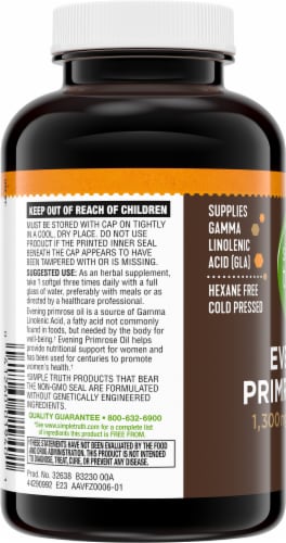 Simple Truth® Evening Primrose Oil Softgels Perspective: left
