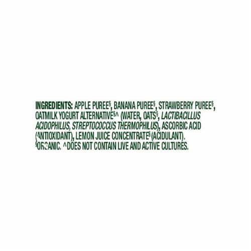 Simple Truth Organic® Dairy-Free Apple Banana Strawberry Oatmeal Stage 4 Baby Food Puree Perspective: left