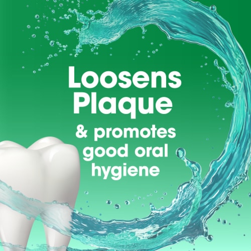 Kroger® Pre-Brush Dental Rinse Mouthwash Fresh Mint Perspective: left