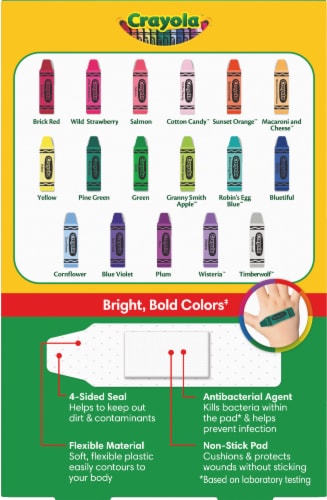 Kroger® Crayola™ Kids Bandages Perspective: left