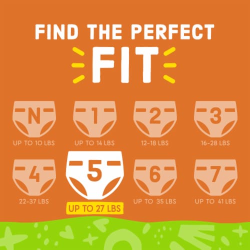 Comforts™ Day or Night Baby Diapers Size 5 (27+ lbs) Perspective: left