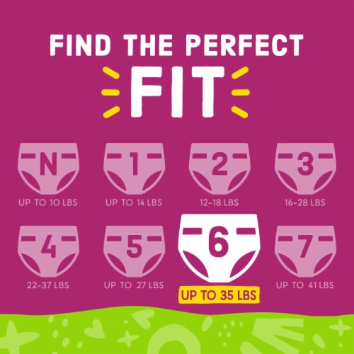 Comforts™ Day or Night Baby Diapers Size 6 (35+ lbs) Perspective: left