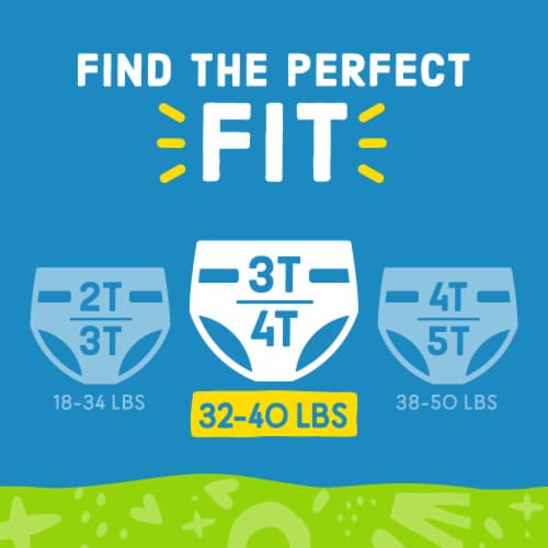 Comforts™ Day or Night Training Pants Boys 3T-4T (32-40 lbs) Perspective: left