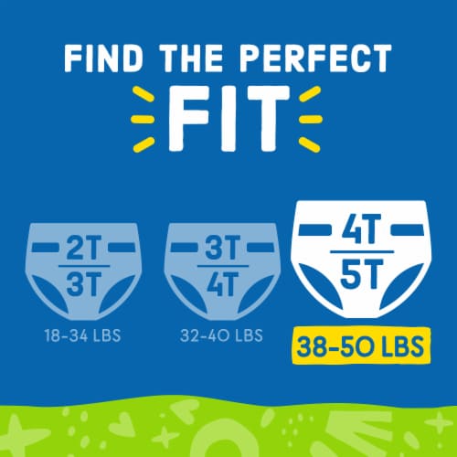 Comforts™ Day or Night Training Pants Boys 4T-5T (37+ lbs) Perspective: left