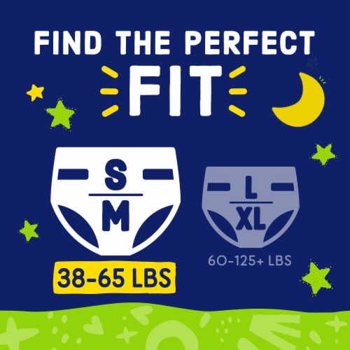 Comforts™ Night Pants Boys & Girls S/M (38-65 lbs) Perspective: left