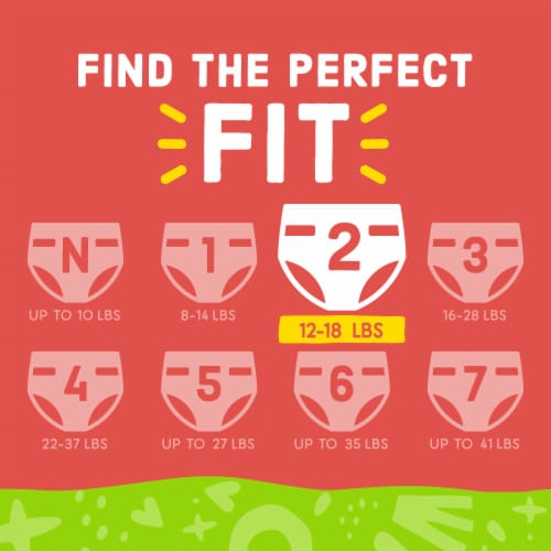 Comforts™ Day or Night Baby Diapers Size 2 (12-18 lbs) Super Value Box Perspective: left