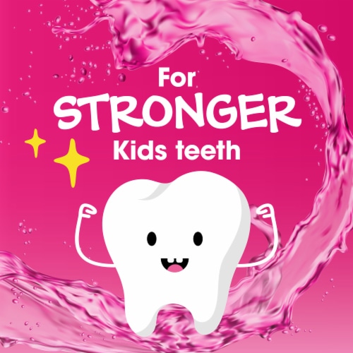 Kroger® Kids Bubblegum Flavor Anticavity Fluoride Rinse Perspective: left