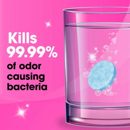 Kroger® Antibacterial Denture Cleanser Effervescent Tablets Perspective: left