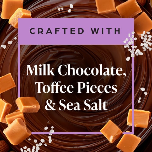 Private Selection® Milk Chocolate Sea Salt Toffee Truffles Bag Perspective: left