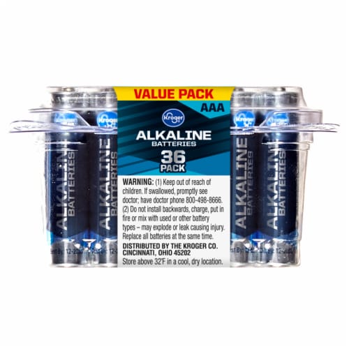 Kroger® Alkaline AAA Batteries Value Pack Perspective: left