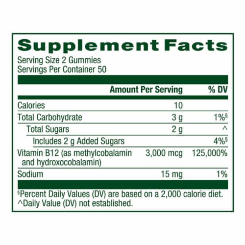 Simple Truth® Vitamin B12 Gummies Raspberry 3000mcg Perspective: left