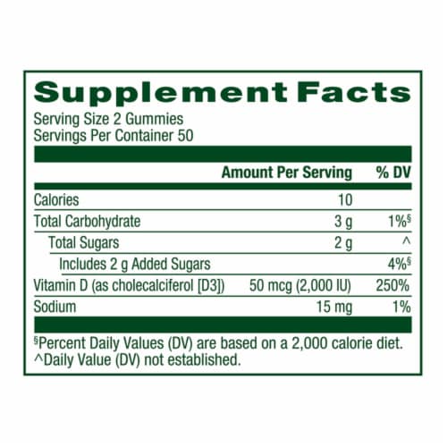 Simple Truth® Vitamin D3 Gummies Orange Lemon & Strawberry 50mcg Perspective: left